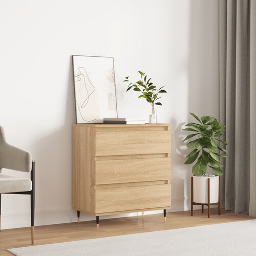 vidaXL Komoda boja hrasta sonome 60 x 35 x 70 cm od konstruiranog drva Cene