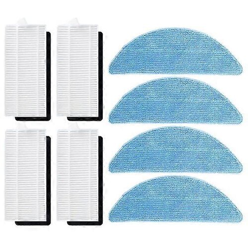 INORCO Kit de pa帽o de fregona con filtro Hepa Side Brush kompatibilen Cecotec Conga Eternal Pet Max X-Treme Titanium Vital Repuesto Acc, (21986302) Cene