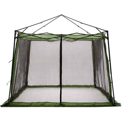  Unutarnji &amp;scaron;ator s krovom Zelena 303 x 303 x 196 cm taft Slike