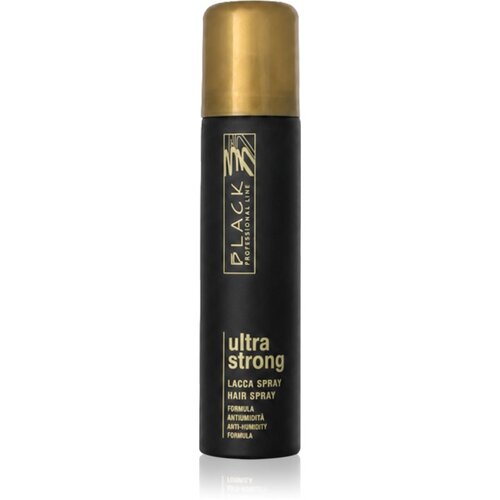Black Professional Line Lacca Black Ultra Strong Hair Spray lak za kosu za ekstra jako učvr&scaron;ćivanje za volumen i sjaj 75 ml Cijene
