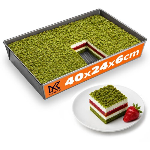 KADAX pravokotni pekač za torto s premazom proti prijemanju, (5000354180) Cene