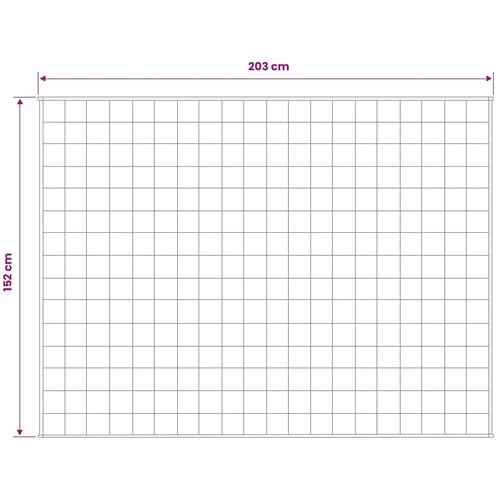  Težak pokrivač Bijela 152 x 203 cm 11 kg 100% Pamuk 205T - Bijela 152 x 203 cm 11 kg Slike