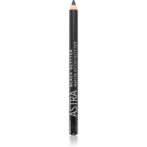 Astra Make-up Black Glitter svjetlucavi eyeliner u olovci nijansa Deep Black 1,1 g Slike