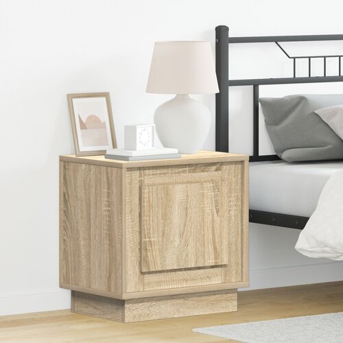 vidaXL Nočne omarice Sonoma hrast Inženirski les 44 x 34.5 x 45 cm Cene