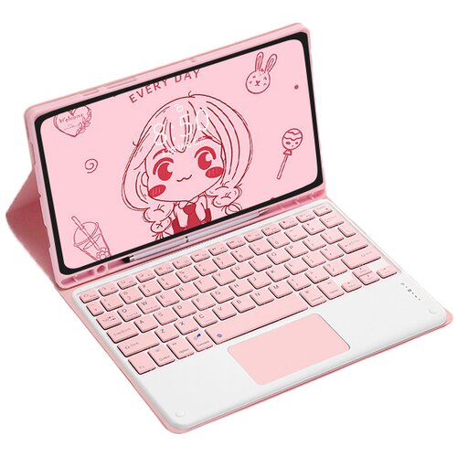 Ykcloud Flip cover in Bluetooth Tipkovnica PS-V6104C za Huawei MatePad 10.4" /C5 10.4"/Honer V6 10.4" / V7 10.4", (20651786) Cene
