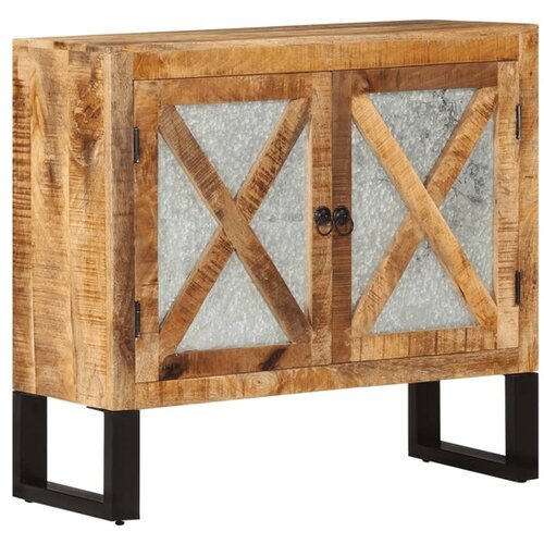 vidaXL Komoda 80x30x71 cm trden robusten mangov les in kovina Cene