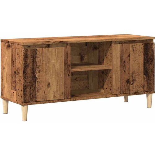Maison Chic TV omarica - TV enota - Televizijska omarica starinski les 102x35x50 cm inženirski les, (21699842) Cene