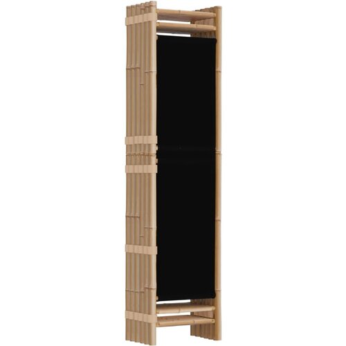  Sklopiva sobna pregrada s 6 panela 240 cm od bambusa i platna Slike