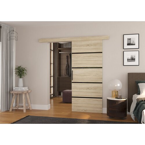 ADRK Furniture Drsna medsobna vrata Muschu 96 - sonoma Cijene