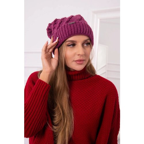 Kesi marka niezdefiniowana Cap with fleece Wanda K281 dark violet Slike