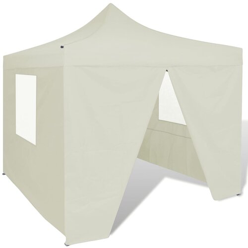VidaXL krem Sklopivi &amp;Scaron;ator 3 x 3 m s 4 Zida Slike