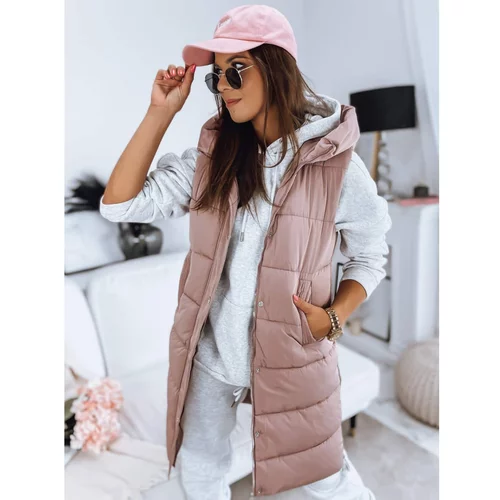 DStreet Women's quilted NOELIA vest pink TY3130