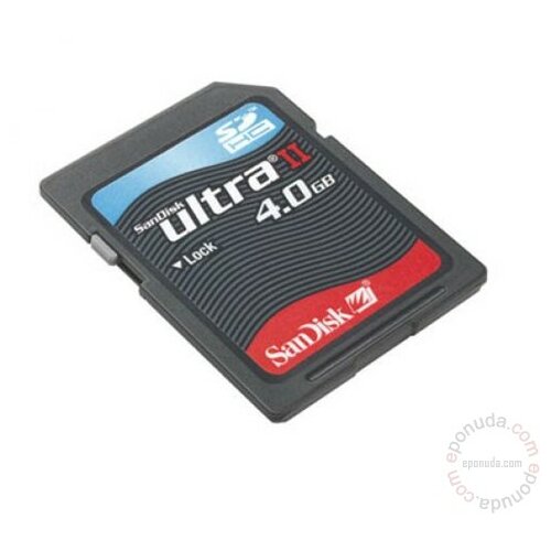Sandisk SD 4GB Ultra II 66359 memorijska kartica Slike