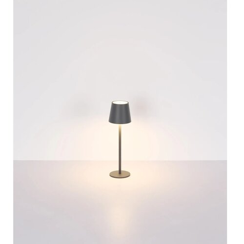 Globo 58488G-LED Dodirna prigu&amp;scaron;iva punjiva spoljna stona lampa VANNIE 3W/5V IP54 1800mAh siva Slike