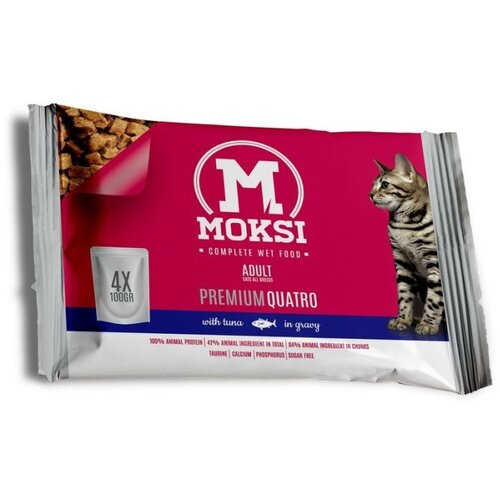 Moksi preliv za mačke tuna u sosu 4x100gr Cene