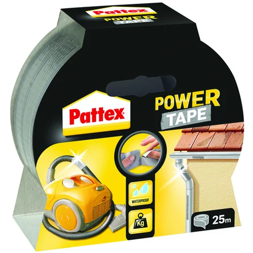 PATTEX power tape srebrena 25m