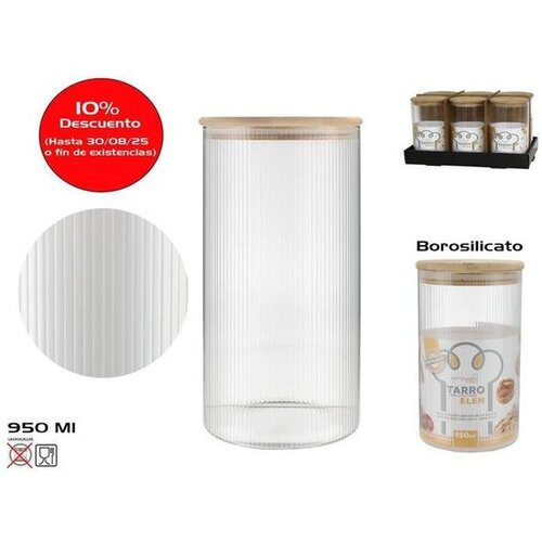  STAKLENKA 950ML ELEN BOROSILIKATNO STAKLO BAMBUS Cijene