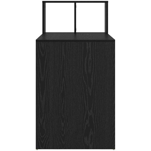  Stol s policom Crni hrast 108 x 55 x 103.5 cm Konstruirano drvo Slike