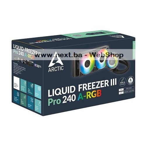  Vodeno hlađenje za procesor Arctic Liquid Freezer III Pro 24 Slike