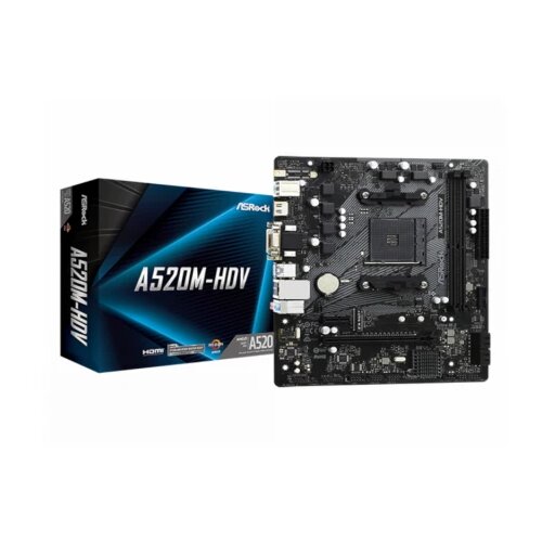 AsRock Matična ploča A520M-HDV/AM4 Slike