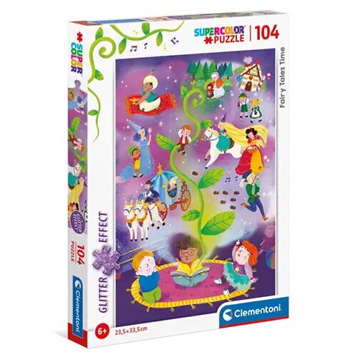 Clementoni Vrijeme bajke Supercolor sjajne-puzzle 104kom - Cene