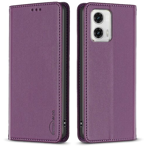 INORCO BINFEN COLOR BF18 PU usnjen ovitek za Motorola Moto G73 5G stojalo z režo za kartice, magnetna torbica za telefon, (22036354) Cene