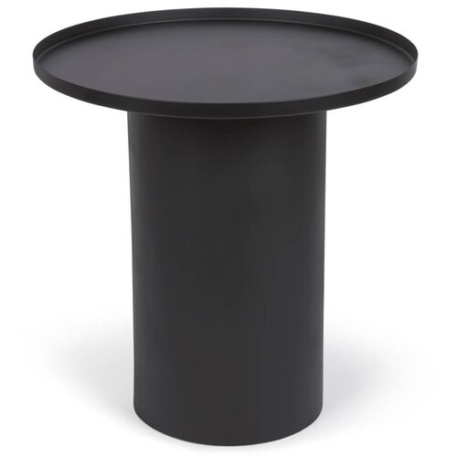 Kave Home Metalni okrugao pomoćni stol &amp;oslash; 45 cm Fleksa &amp;ndash; Slike