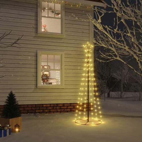  Stožasto božićno drvce toplo bijelo 108 LED žarulja 70 x 180 cm Cijene