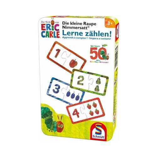  Die kleine Raupe Nimmersatt - Lerne z&amp;auml;hlen! (v kovinski pločevinki) Slike