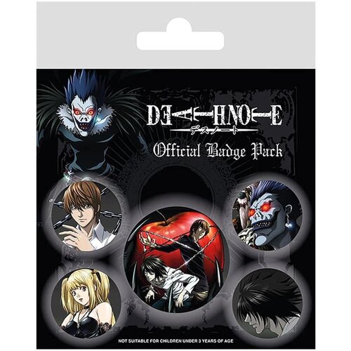 Pyramid Death Note Badge Pack, večbarvna, 10 x 12,5 cm, (21550734) Cene