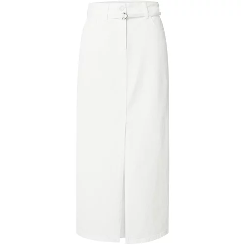 Selected Femme Suknja 'SLFLEXIA' bijeli traper