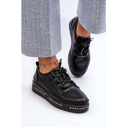 S. BARSKI Women&amp;#039;s Leather Platform Loafers S.Barski Slike