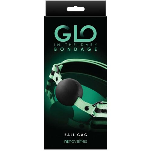 GLO Bondage - Ball Gag - Green NSTOYS0844 Slike