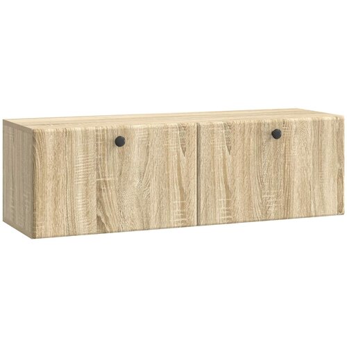 TV ormar za zid 98 x 31 x 30 cm Hrast sonoma Konstruirano drvo Slike