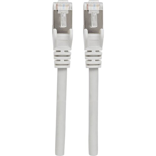 Intellinet 317191 RJ45 omrežni kabel\, Patch kabel CAT 6a S/FTP 3.00 m siva za&scaron;čita iz folije\, pletena za&scaron;čita\, brez halogena 1 kos, (20417875) Cene