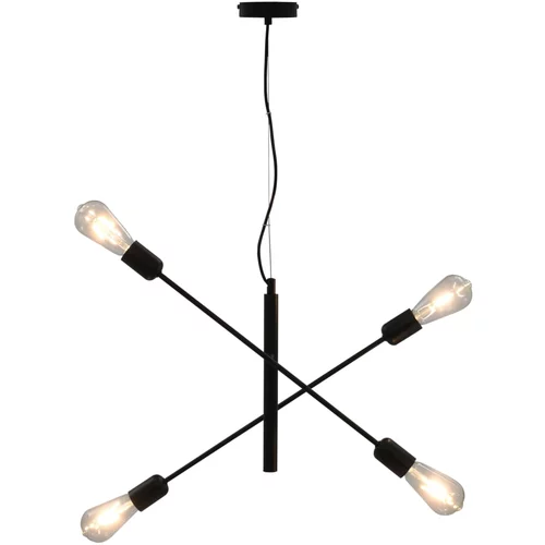  Stropna svjetiljka sa žaruljama sa žarnom niti 2 W crna E27