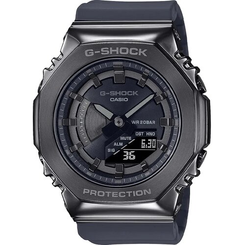 Casio Ženski sat G-Shock GM-S2100B-8A, Kvarcni, Oktagonalni, 40 mm, Crni Slike