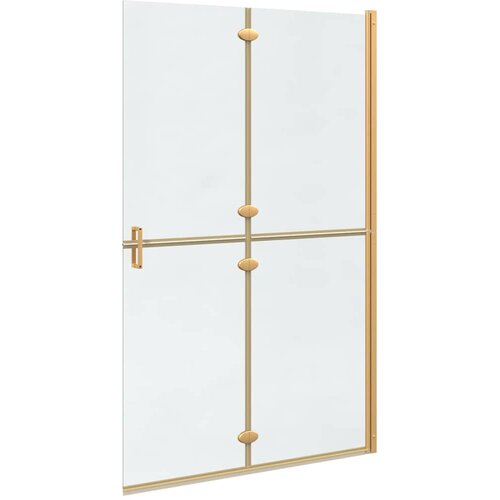  Walk-In zid za tu&amp;scaron;iranje Zlatno 120 x 6,5 x 190 cm Slike