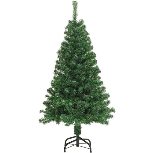 VidaXL Umjetno božićno drvce Zelena 150 cm PVC i Čelik i Plastika Slike