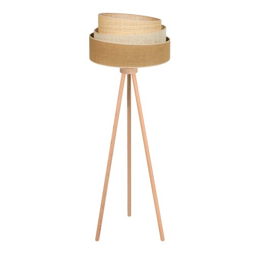  duolla - podna lampa yute trio 1xE27/15W/230V prečnik 45 cm braon/siva/bež Slike