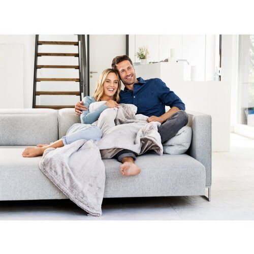 Beurer HD 150 Nordic Cosy Taupe grelna odeja Slike