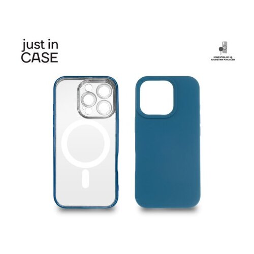 Just In Case 2u1 Extra case MAG MIX PLUS paket PLAVI za iPhone 16 Pro Cene
