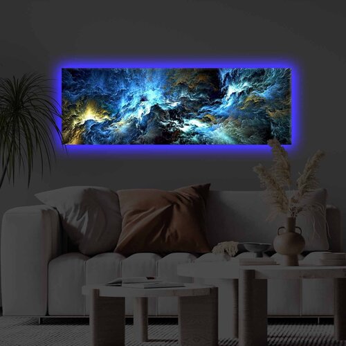 Wallity 3090KTLGDACT - 005 multicolor decorative led lighted canvas painting Slike