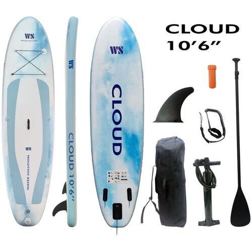 Water Solution Sup Cloud (Do x Š x V: 320 x 81 x 15 cm, Nosilnost: 140 kg, Napihljiv) Cene