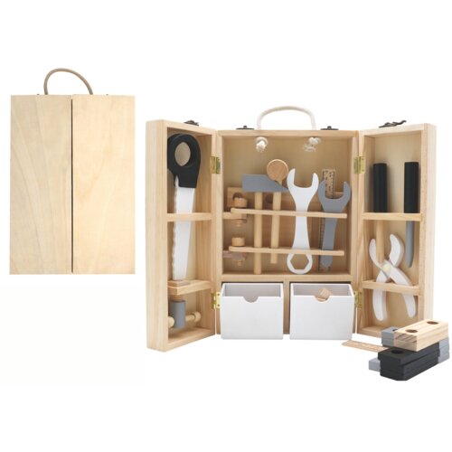  Drvena radionica s alatom u koferu - Wood Slike