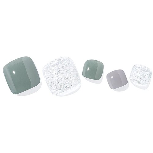 OHORA Semi Cured Gel Pedicure Strips P Ice Mint nalepke za nohte za noge odtenek PD-152 1 kos Slike