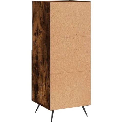 vidaXL Komoda boja dimljenog hrasta 34 5x34x90 cm konstruirano drvo Cene