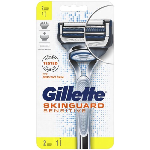 Gillette skinguard sensitive brjiač +2 dopune Slike