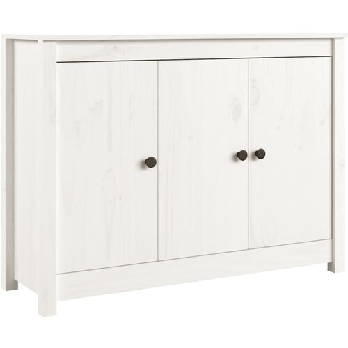 Maison Chic Komoda - Predalnik bela 100x35x74 cm trdna borovina, (21716033) Slike