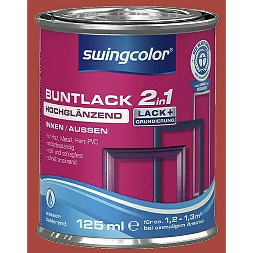 SWINGCOLOR Barvni lak 2v1 Swingcolor (rdeča, sijaj, 125 ml)